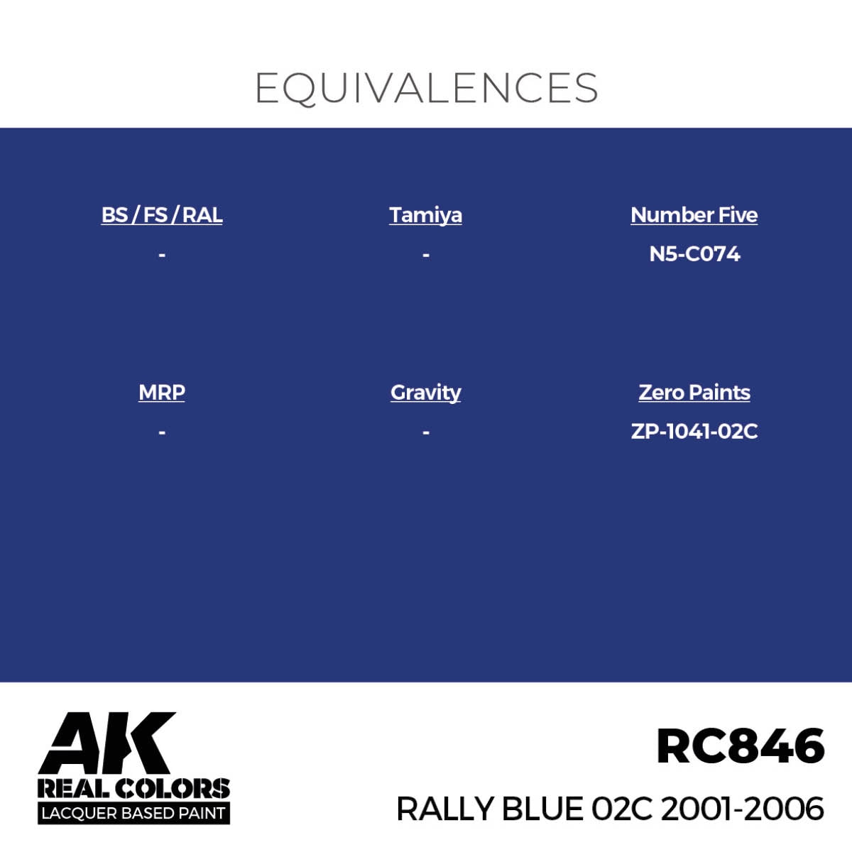 AK Interactive RC846 Rally Blue 02C 2001-2006 17 ml  – Bild 3