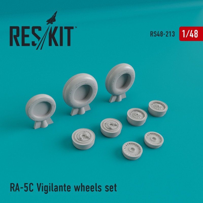 RESKIT RS48-0213 RA-5 Jeu de roues Vigilante 1/48