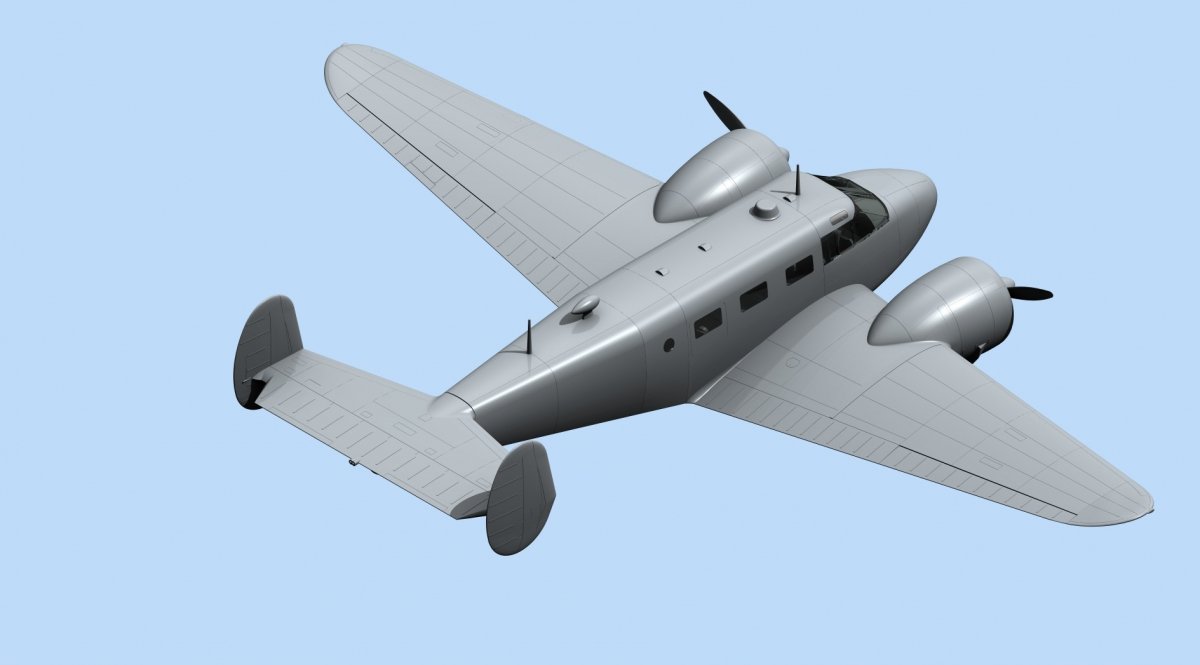 ICM 48185 C18S, Avion de passagers américain (1/48) – Bild 5