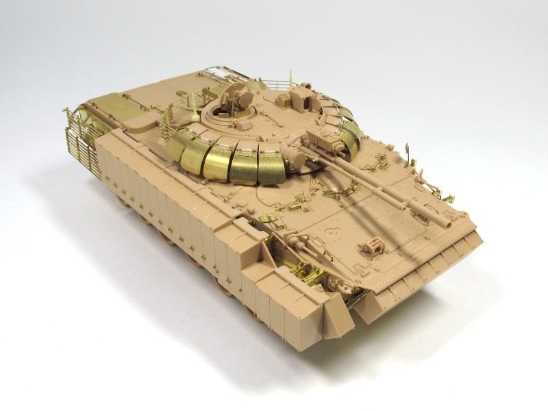 ET Model E35-040 Véhicule de combat d&amp;#39;infanterie russe BMP-3 avec blindage additionnel (pièce de base) (pour TRUMPETER 00365) (1/35) – immagine 6
