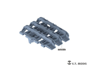 ET Model P35-044 WWII German Pz.Kpfw.III/IV Ostketten Chenille fonctionnelle imprimée en 3D à l&amp;#39;échelle 1/35 – immagine 3
