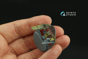 Intérieur imprimé en 3D et coloré sur papier décalcomanie Quinta Studio QD48421 FM-2 Wildcat (Eduard) 1/48 – image 9