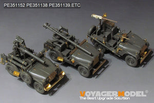 Kit de mise à niveau Voyager Model PE351152 IDF 1/4 TON 4X4 M38A1/CJ-5 TOW (pour AFV AF35S97) 1/35 – image 2