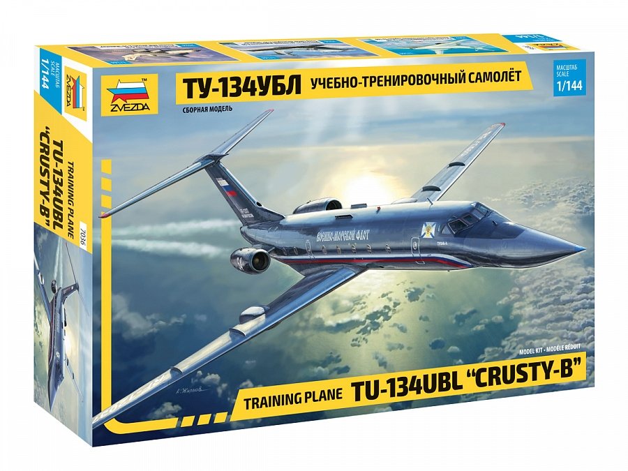 Zvezda 7036 Tupolev Tu-134UBL "Crusty-B" 1/144