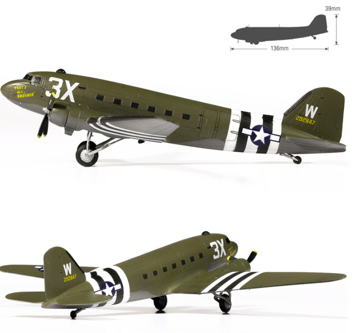 Academy 12633 USAAF C-47 Skytrain 1/144 – zdjęcie 8