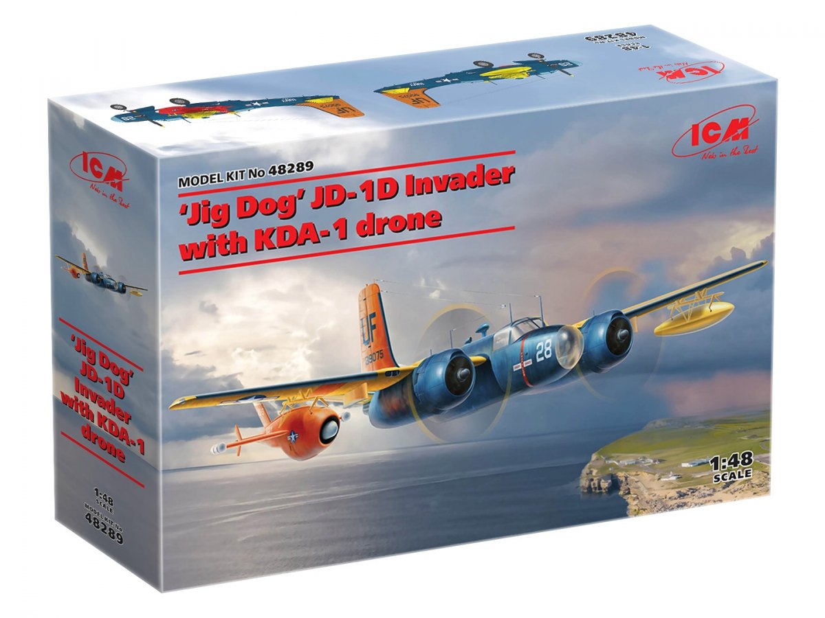 ICM 48289 Jig Dog JD-1D Invader avec drone KDA-1 1/48 – image 2