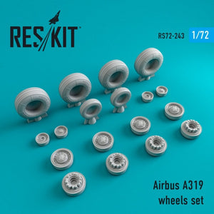 RESKIT RS72-0243 Jeu de roues A319 1/72