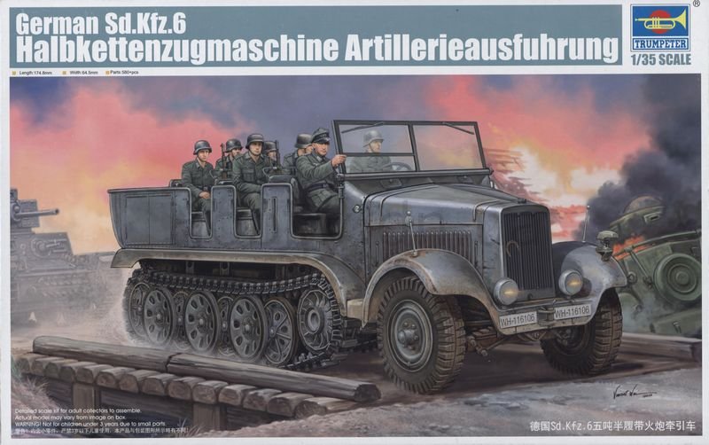 Trumpeter 05531 Allemand Sd.Kfz.6 Halbkettenzugmaschine (1/35)