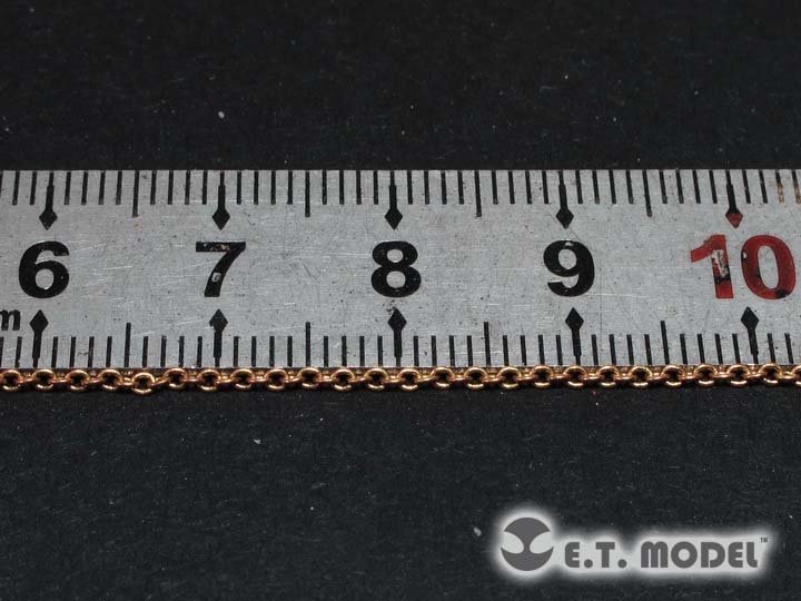 Chaînes ET modèle T-017 (1,5 mm * 1,0 mm Φ 0,2 mm, laiton)