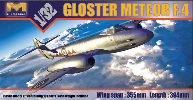 HK Models 01E06 Gloster Meteor F.4 1/32