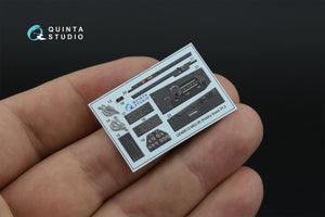 Intérieur coloré imprimé en 3D sur papier décalcomanie pour MiG-35 (Quinta Studio QD48513, HobbyBoss) à l&amp;#39;échelle 1/48 – image 5