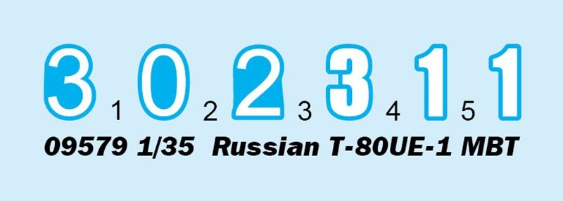 Trumpeter 09579 Char de combat principal russe T-80UE-1 au 1/35 – image 3