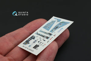 Intérieur imprimé en 3D et coloré sur papier décalcomanie Quinta Studio QD48067 Su-25 (pour kit KP) 1/48 – image 3