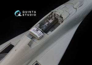 Intérieur imprimé en 3D et coloré sur papier décalcomanie Quinta Studio QD48008 MiG-29 (9-12) (pour maquettes GWH) 1/48 – image 7