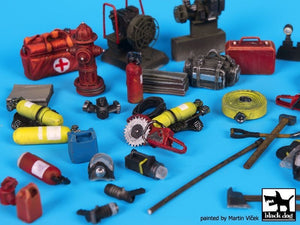 Ensemble d&amp;#39;accessoires pour pompiers Black Dog T35144, échelle 1/35 – image 4