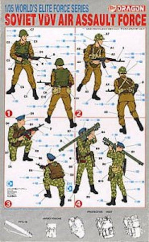 Dragon 3003 Soviet VDV Air Assault Force 1/35 – zdjęcie 2