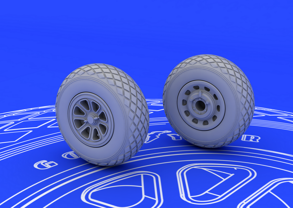Roues Eduard 672016 P-51 1/72 (TAMIYA)