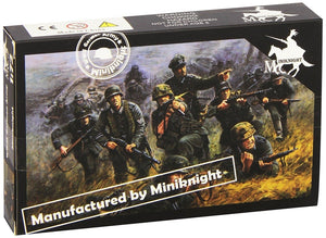 Caesar Miniatures HB07 Armée allemande de la Seconde Guerre mondiale - Équipe de combat (1/72)