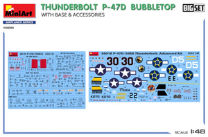 MiniArt 48018 THUNDERBOLT P-47D BUBBLETOP AVEC SOCLE ET ACCESSOIRES. GRAND ENSEMBLE 1/48  – image 5