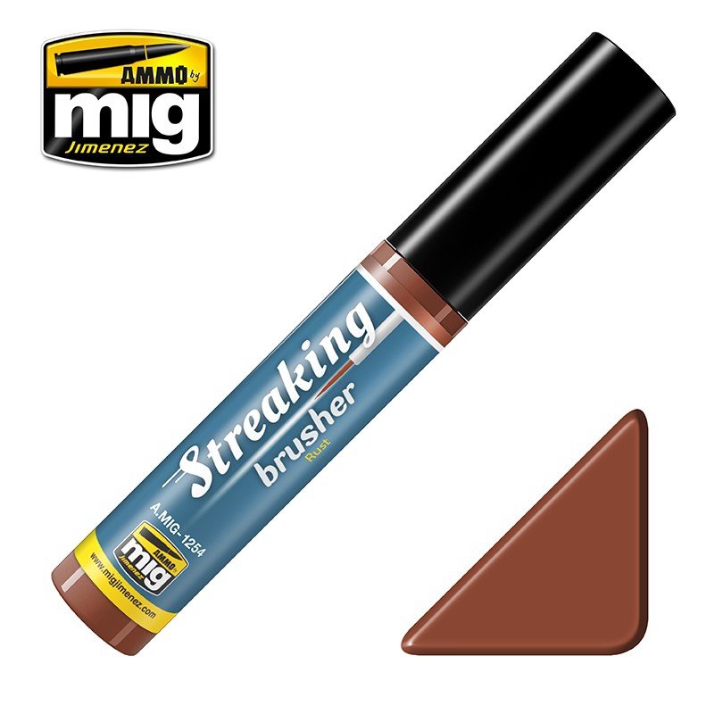 Munitions pour brosseuse Mig Jimenez 1254 Streaking Rust