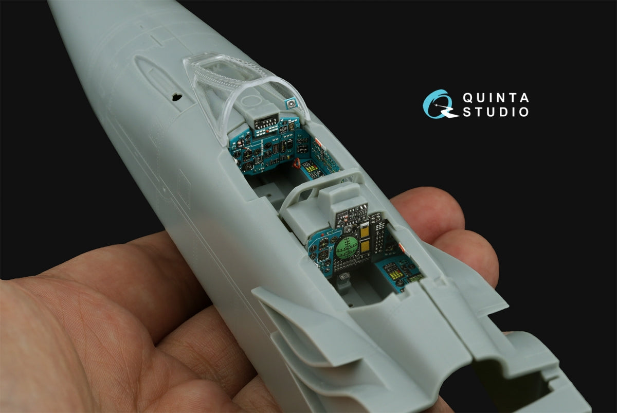 Intérieur imprimé en 3D et coloré sur papier décalcomanie Quinta Studio QDS-48504 MiG-31B (Hobby Boss) (Petite version) 1/48 – image 9