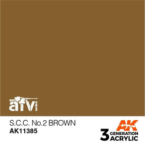 AK Interactive AK11385 SCC No.2 Brown 17ml