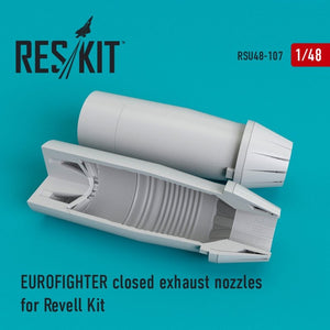 RESKIT RSU48-0107 Tuyères d&amp;#39;échappement fermées pour Eurofighter, kit Revell au 1/48