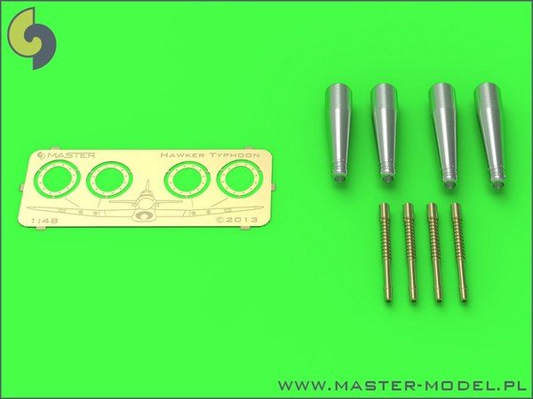 Master AM-48-082 Hawker Typhoon Mk IB canons de type ancien avec tubes non couverts (1/48) 