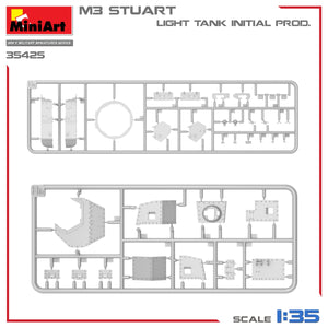 MiniArt 35425 M3 STUART CHAR LÉGER, PRODUCTION INITIALE 1/35 – imagen 14