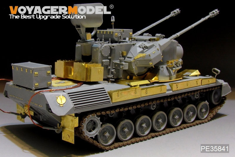 Maquette Voyager PE35841 Gepard A2 SPAAG allemand moderne de base pour TAKOM 2044 au 1/35 – image 12