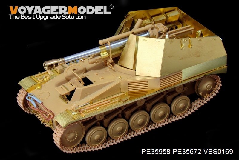 Maquette Voyager PE35958 Obusier automoteur allemand Wespe Basic de la Seconde Guerre mondiale pour TAMIYA 35200/35358 au 1/35 – image 2