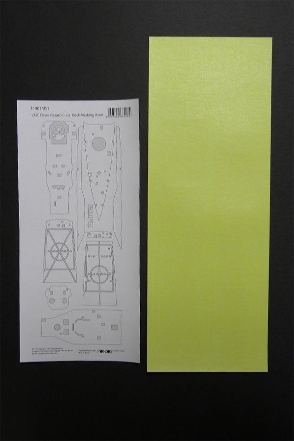 Pontos 35001MS1 USS Oliver Hazard Perry Class Deck Masking Sheet 1/350 – image 2