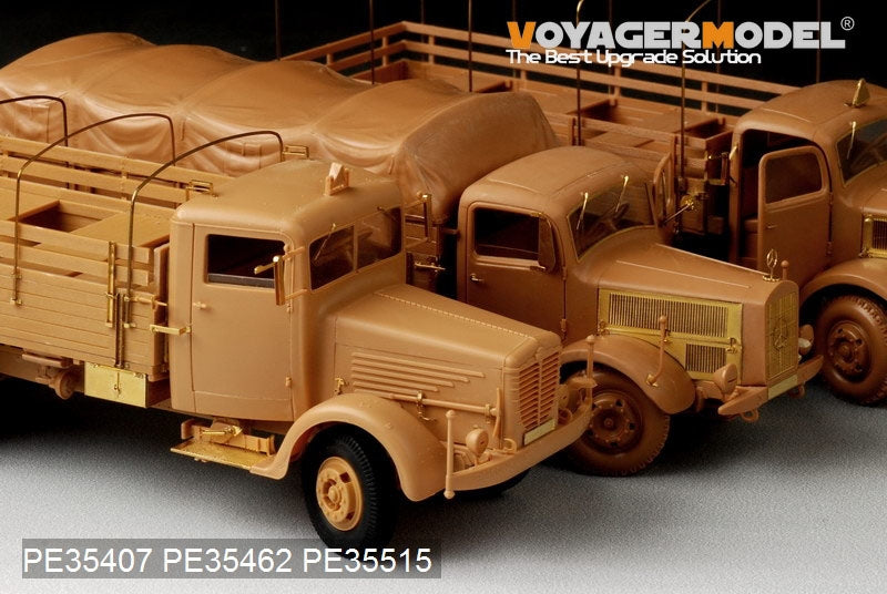 Camion cargo allemand Bussing Nag L4500S 4x2 de la Seconde Guerre mondiale, modèle Voyager PE35515, pour AFV 35170, échelle 1/35 – image 4