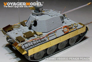 Maquette Voyager PE35983 Char Panther D allemand de la Seconde Guerre mondiale, version tardive de base, pour TAKOM 2104, échelle 1/35 – immagine 13