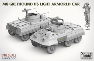Andy&amp;#39;s Hobby Headquarters AHHQ-008 M8 Greyhound Voiture blindée légère américaine 1/16  – immagine 5