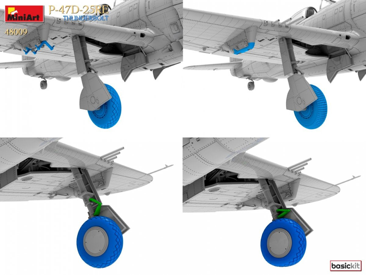 MiniArt 48009 P-47D-25RE THUNDERBOLT. KIT DE BASE 1/48  – immagine 14