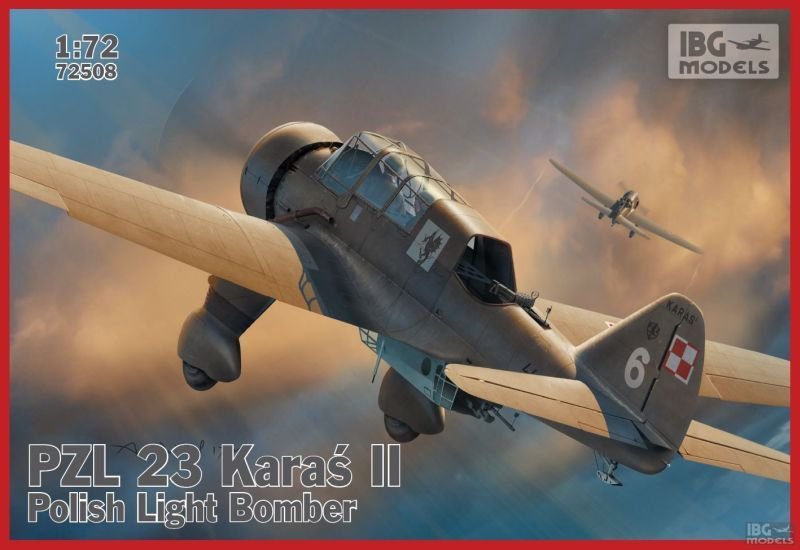 IBG 72508 PZL 23B Karaś II 1/72 