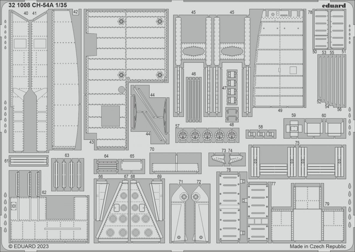 Eduard 321008 CH-54A ICM 1/32 – imagen 2