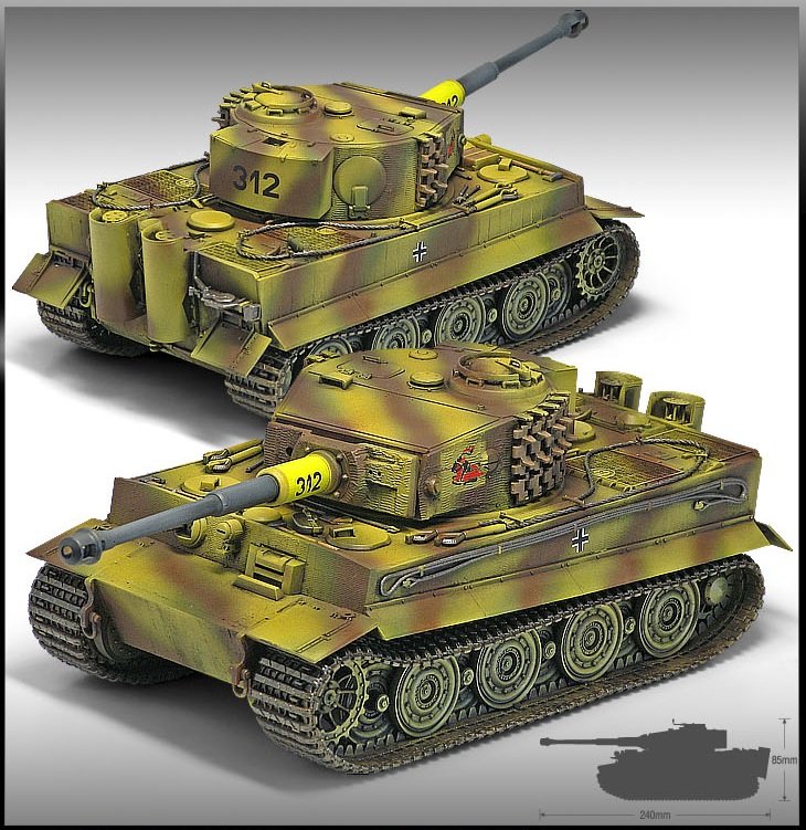 Academy 13314 TIGRE ALLEMAND I Ver.LATE (1/35) – image 3