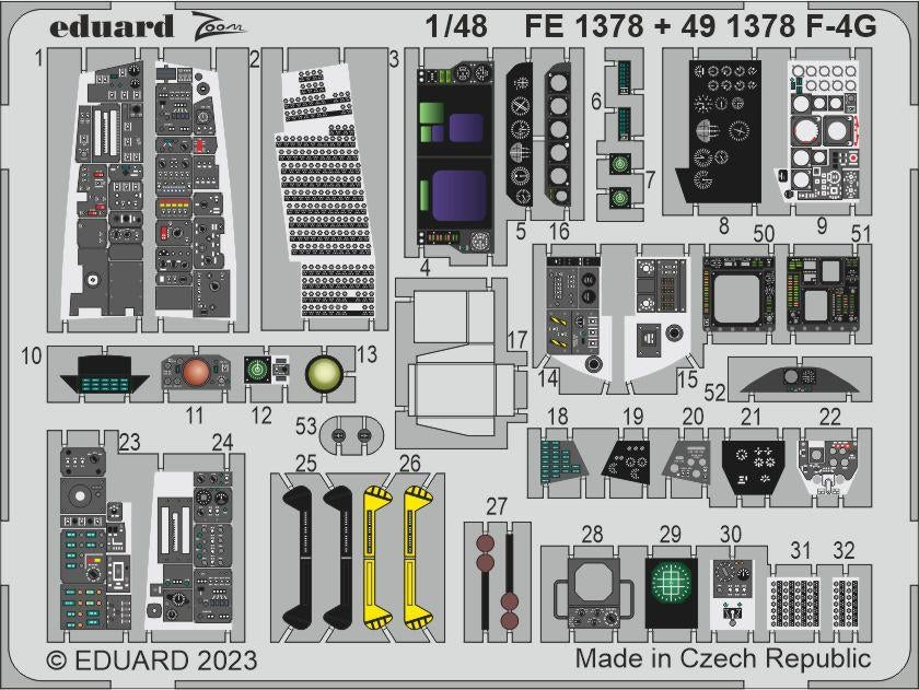 Eduard BIG49389 F-4G Meng 1/48 – zdjęcie 7