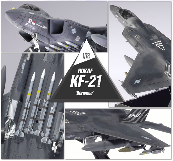 Maquette Academy 12585 ROKAF KF-21 Boramae au 1/72 – image 3