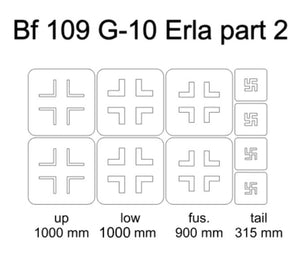 Omask 24021 Bf 109 G-10 Erla partie 2 1/48