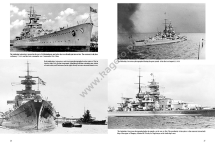 Kagero 95008 The Battleships Scharnhorst and Gneisenau vol. I EN/PL – zdjęcie 3
