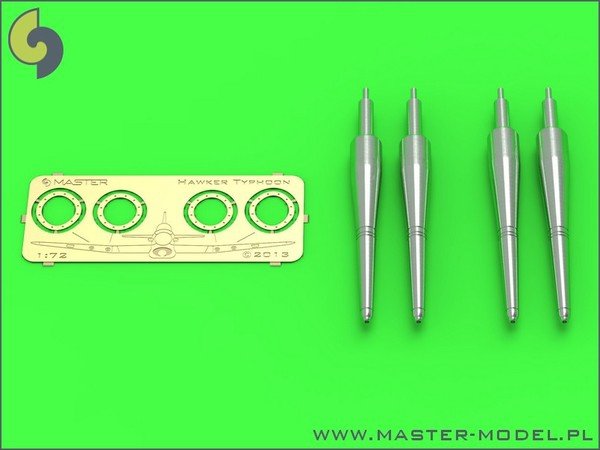 Canons Master AM-72-065 Hawker Typhoon Mk IB de type tardif avec tubes couverts