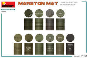 MiniArt 49019 PISTE D&amp;#39;ATTERRISSAGE MARSTON MAT avec BARILS 1/48 – immagine 5