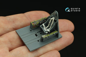 Intérieur coloré imprimé en 3D sur papier décalcomanie Quinta Studio QD48427 F6F-5 Hellcat (Eduard) 1/48 – immagine 6