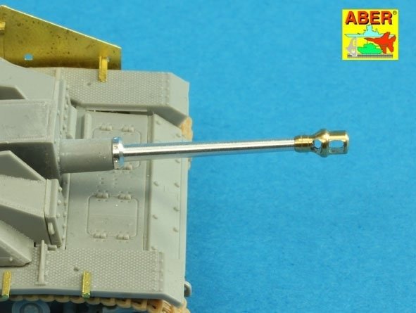 Aber 72L-53 Frein de bouche allemand StuK.40 L/48 de 7,5 cm, modèle précoce, pour StuG. III Ausf.F/8 et StuG. III Ausf.G, échelle 1/72 – image 3