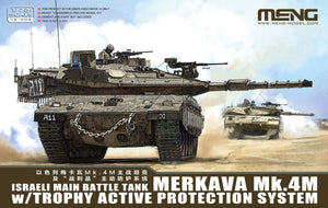 Maquette Meng 72-006 Char de combat principal israélien Merkava Mk.4M avec système de protection active Trophy, échelle 1/72