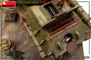 MiniArt 36064 Dresde 1945. Réparation de terrain T-34/85. Grand coffret 1/35 – image 2