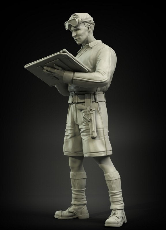 Panzer Art FI35-025 Officier britannique du RAC, Afrique du Nord n° 2, 1/35 